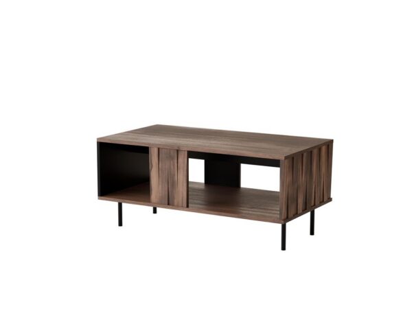 Mesa de Centro SWING - nogueira / preto