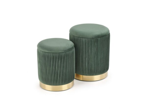 Pufe MONTY - verde escuro