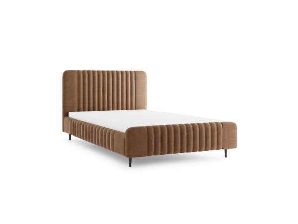 Cama Estofada AURIANE 02 - Nogueira