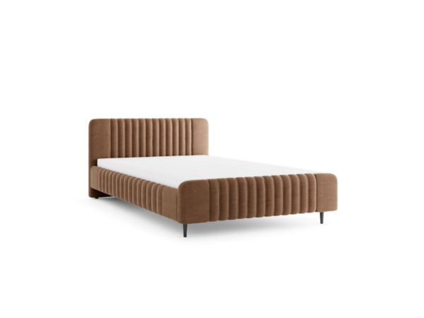 Cama Estofada AURIANE 04 - Nogueira