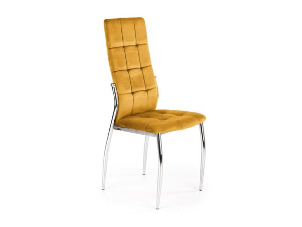 Cadeira K416 - mostarda velvet