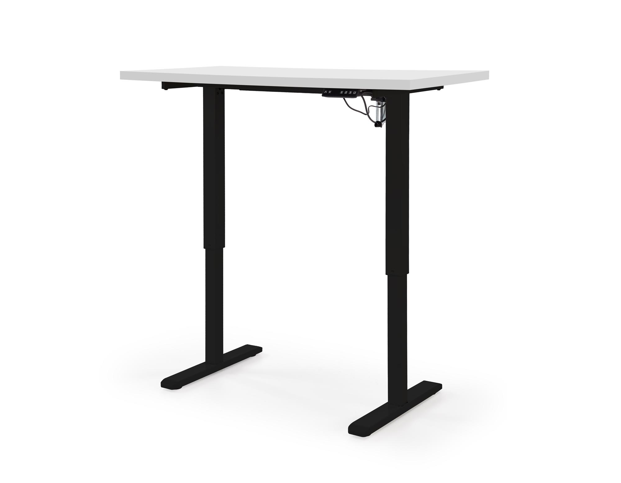 Secretária elevatória B/54 - branco/preto, 120cm - Image 7