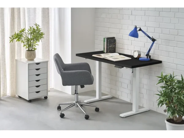 Secretária elevatória B/54 - preto/branco, 120cm
