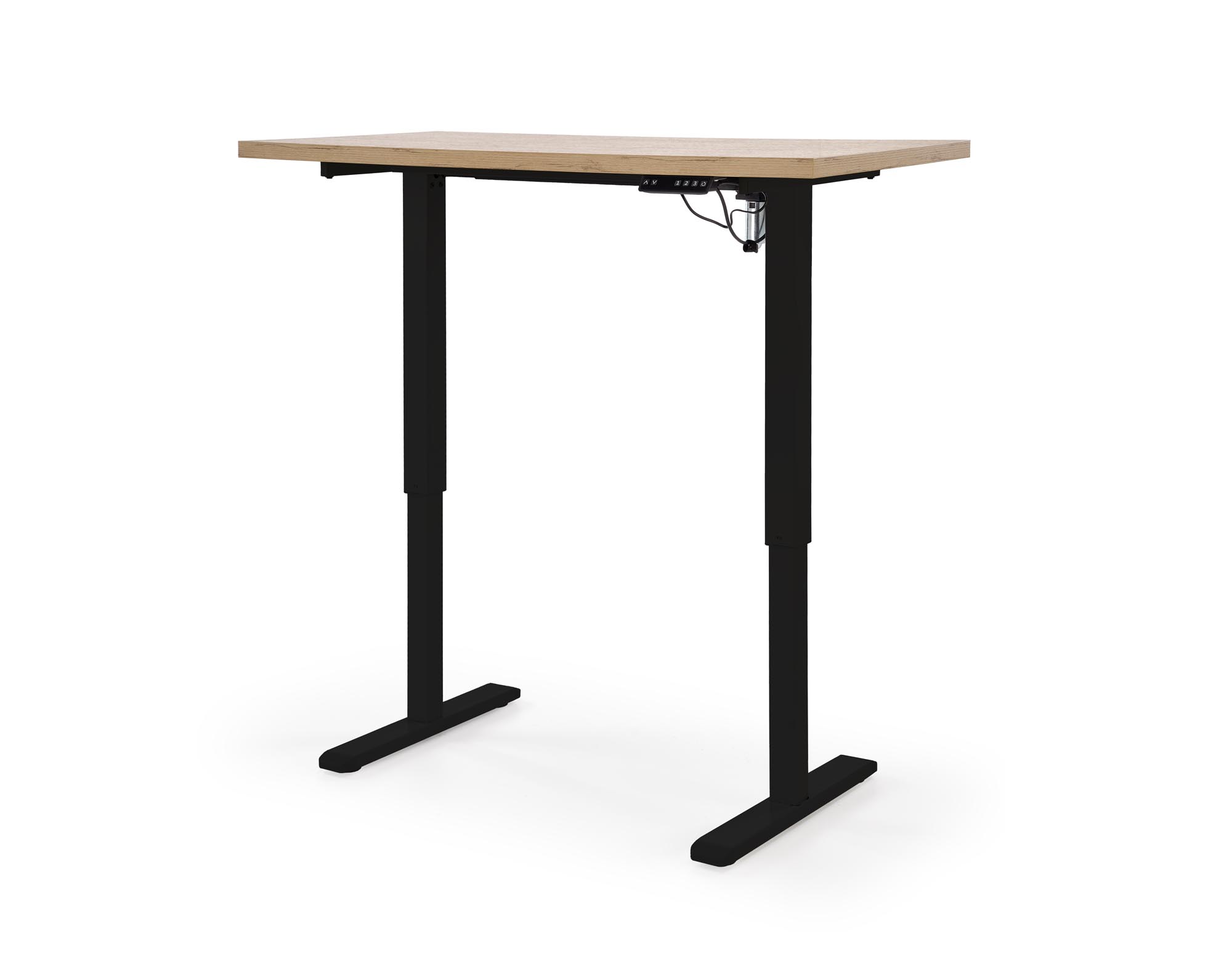 Secretária elevatória B/54 - carvalho artisan/preto, 120cm - Image 9