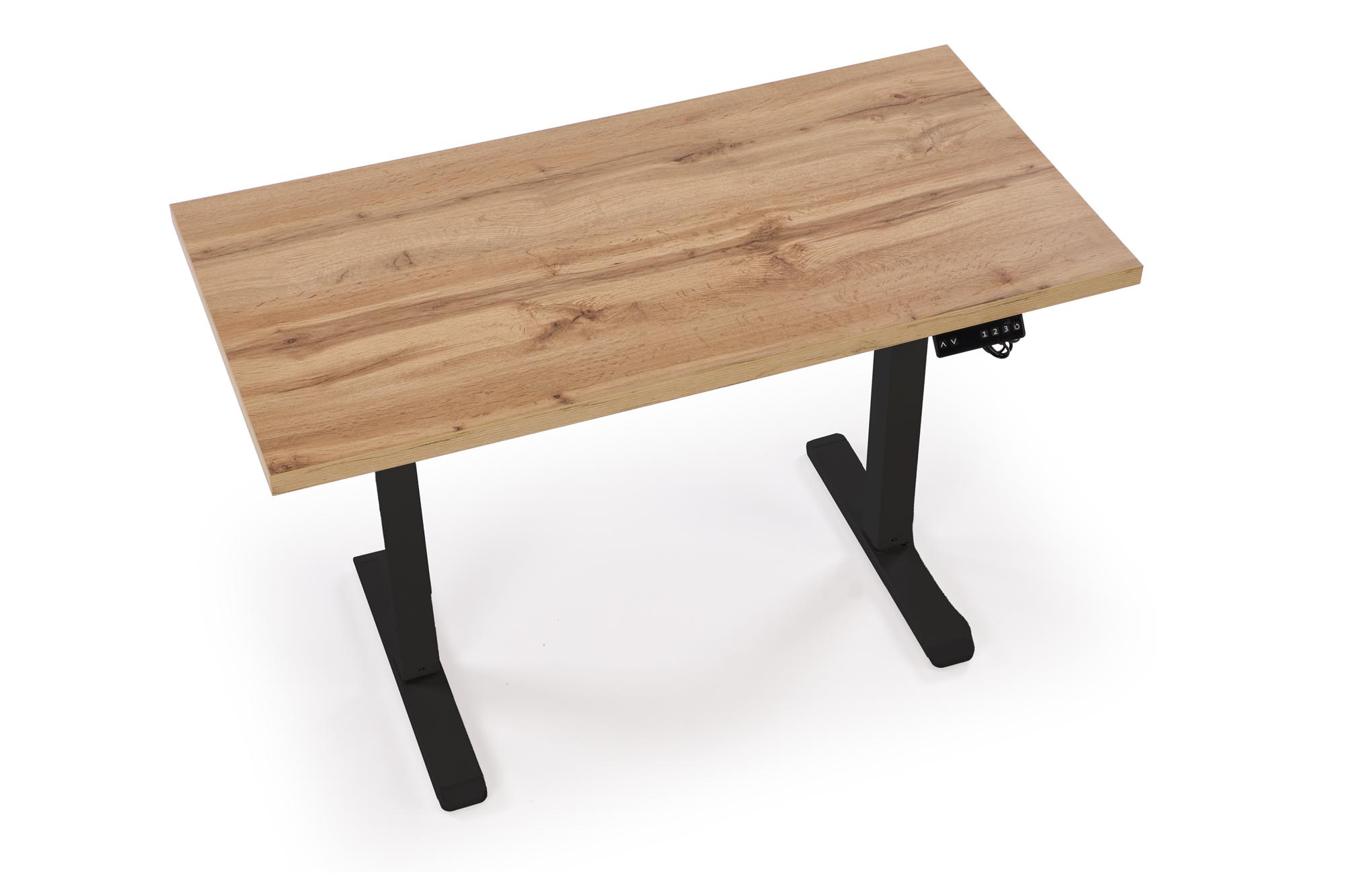 Secretária elevatória B/54 - carvalho artisan/preto, 120cm - Image 10