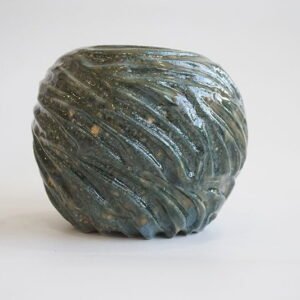 textured ceramic vase