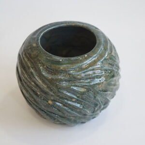 textured ceramic vase