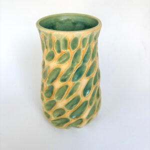 textured ceramic vase made in Barcelona
