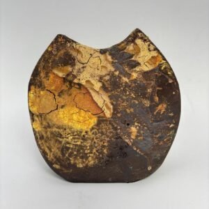 contemporary abstract nature inspired ceramic vessel
