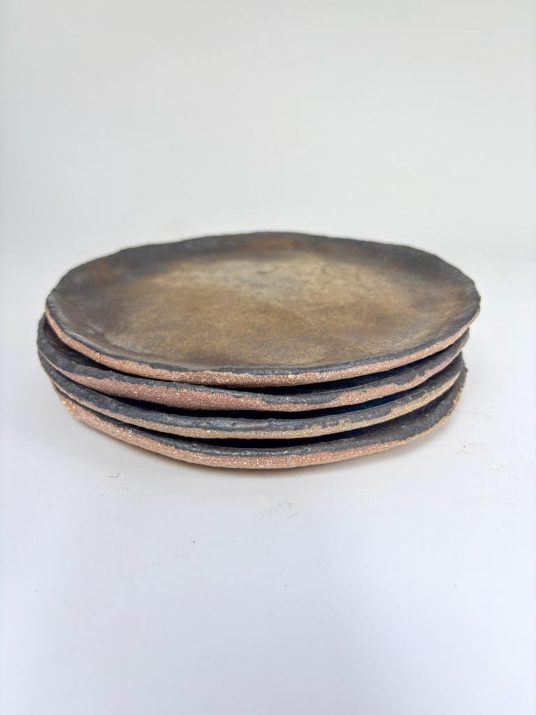 handmade rustic tapas plates made in Barcelona
