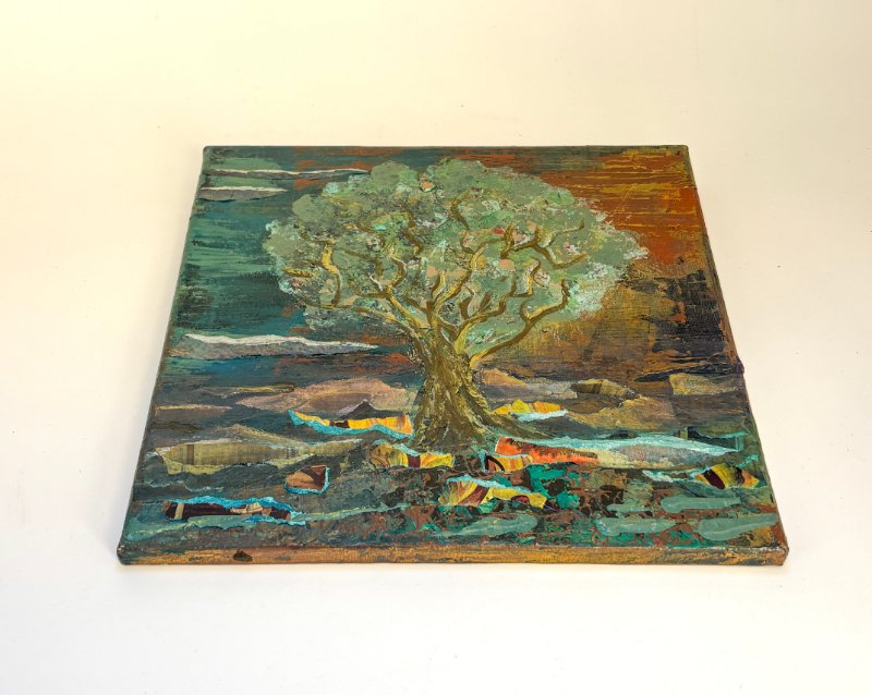 Holding Ground - Mixed Media Painting - Image 4