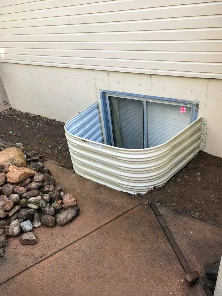 Egress Window installed by American Me Egress