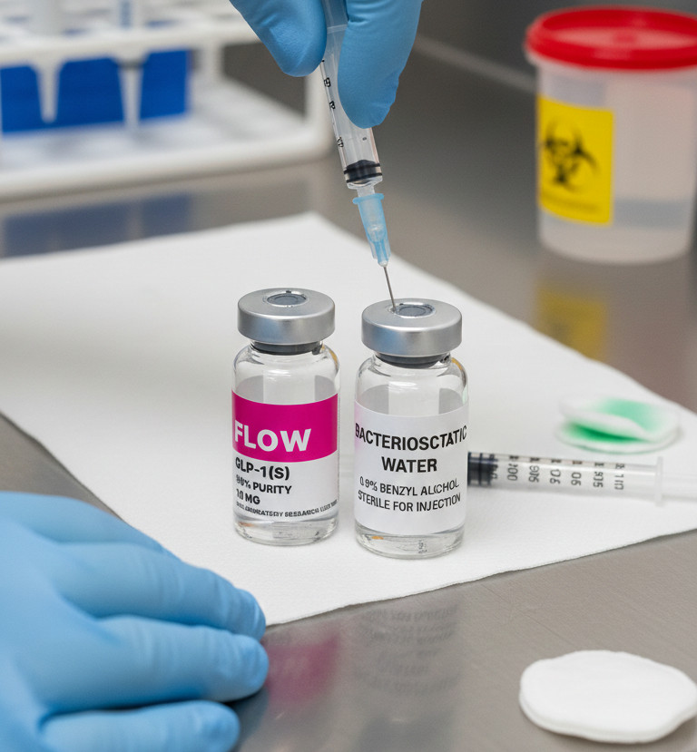 Preparation of Backteriostatic Water for Peptides at AminoPharm