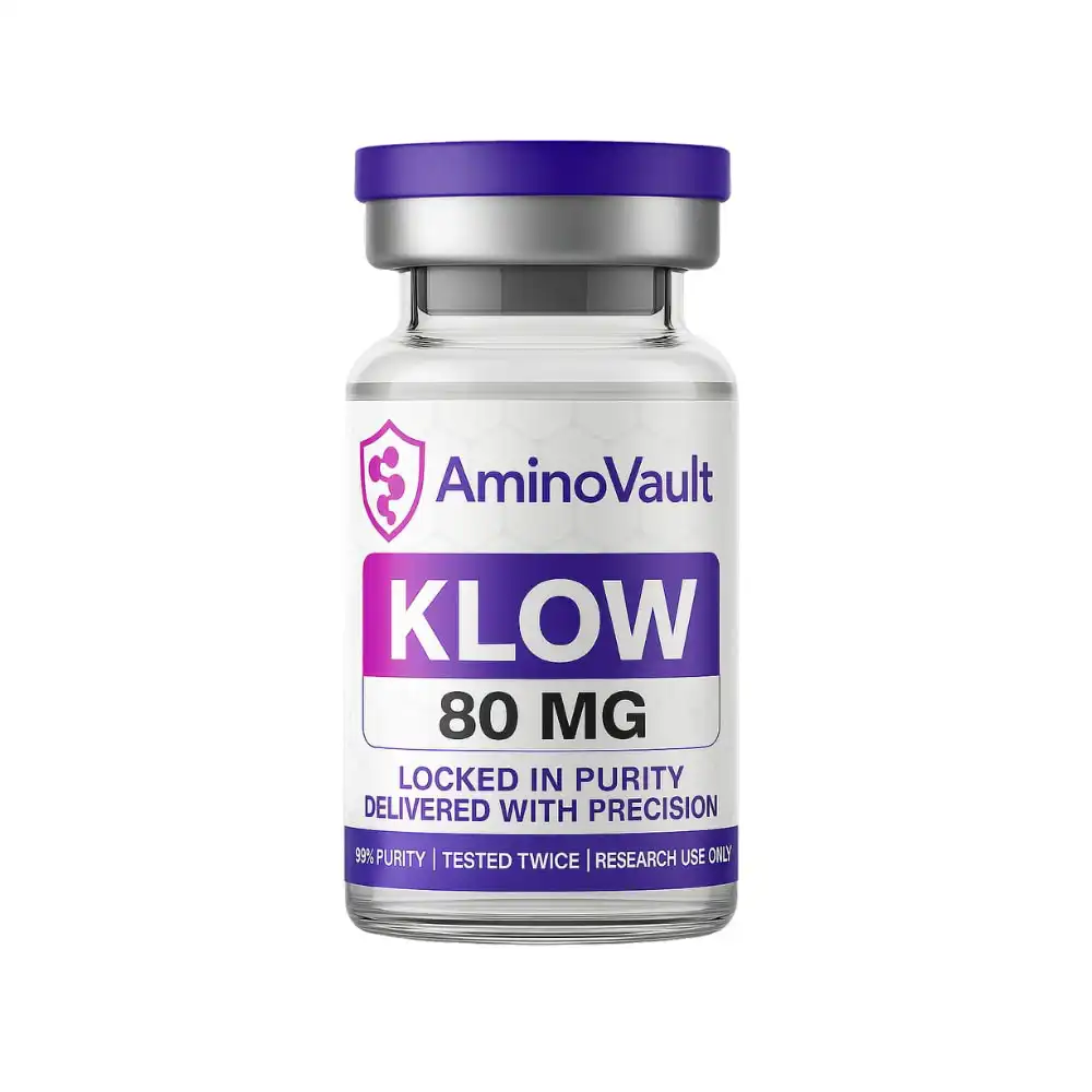 KPV (10 mg), BPC-157 (10 mg), TB-500 (10 mg), and GHK-Cu (50 mg) | AminoVault