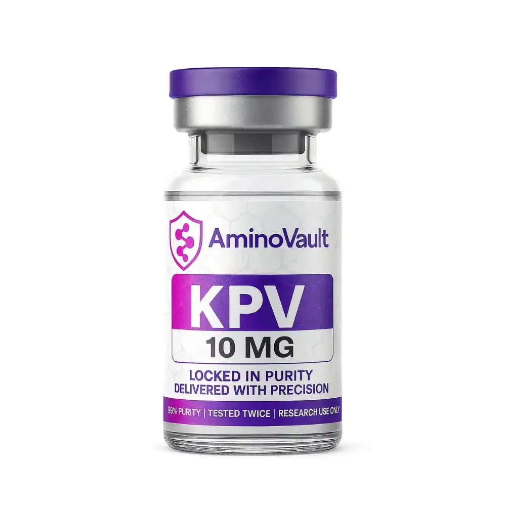 KPV Peptide (Lys–Pro–Val) — 99%+ Pure Research Grade | AminoVault