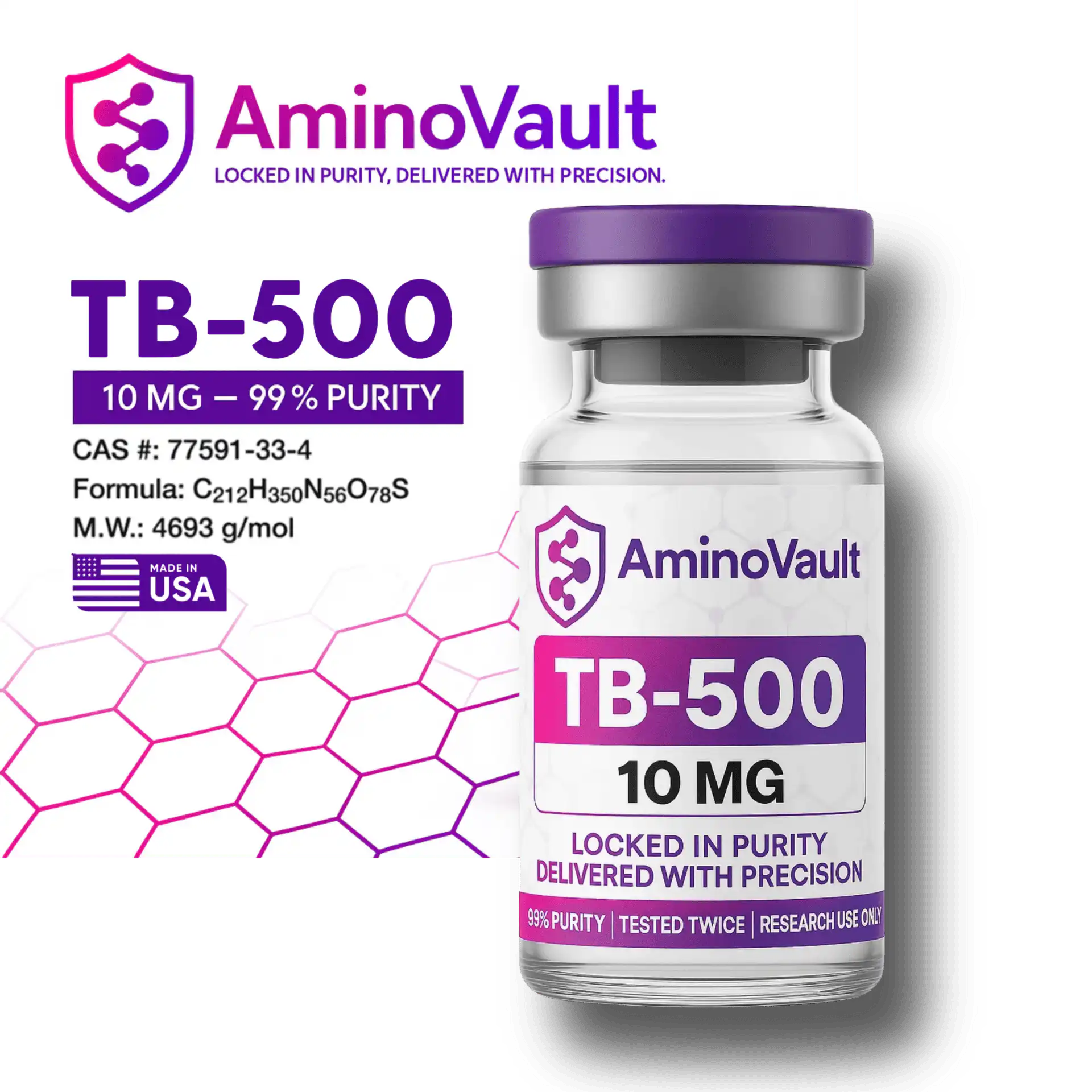 TB-500 – 99%+ Research Peptide | AminoVault