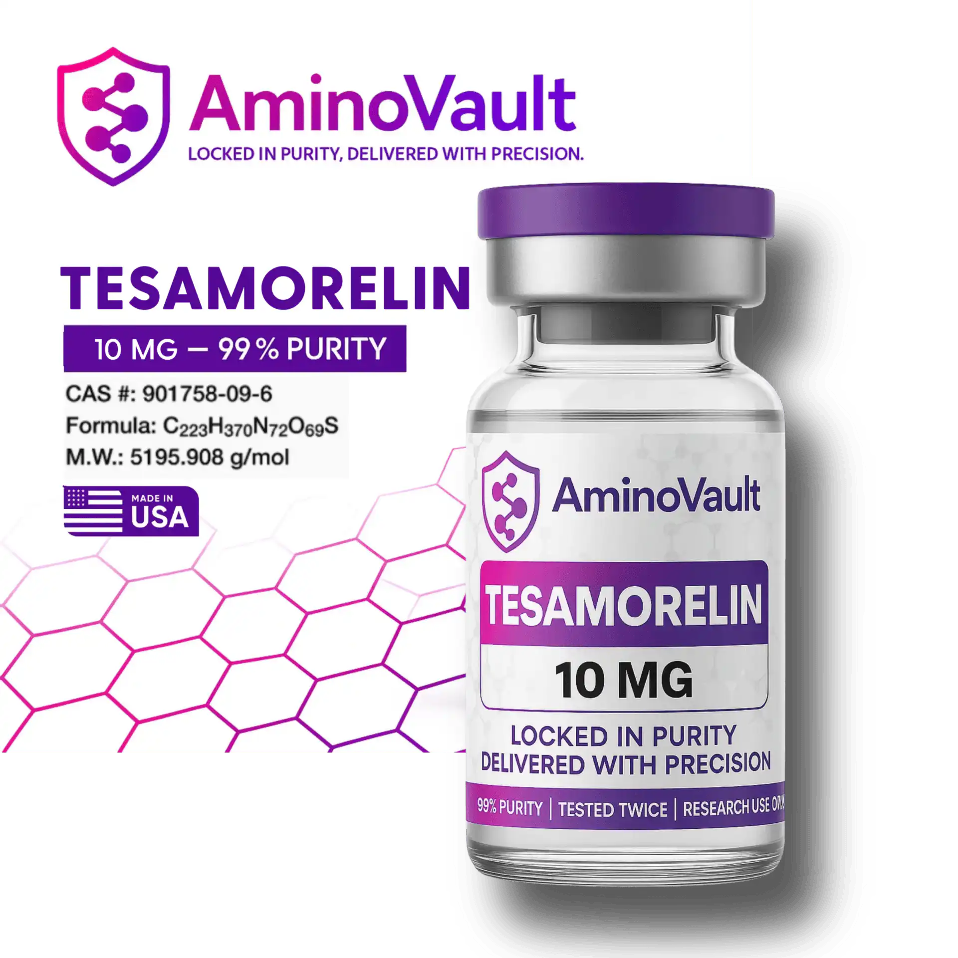 Tesamorelin Research Peptide | AminoVault