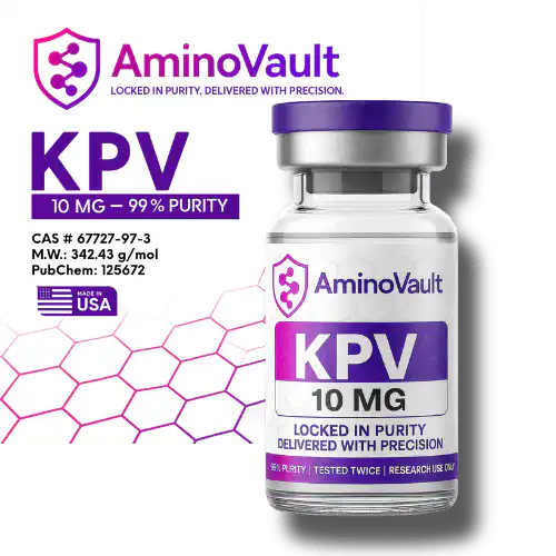 KPV Peptide (Lys–Pro–Val) - 99%+ Pure Research Grade | COA | USA-Made