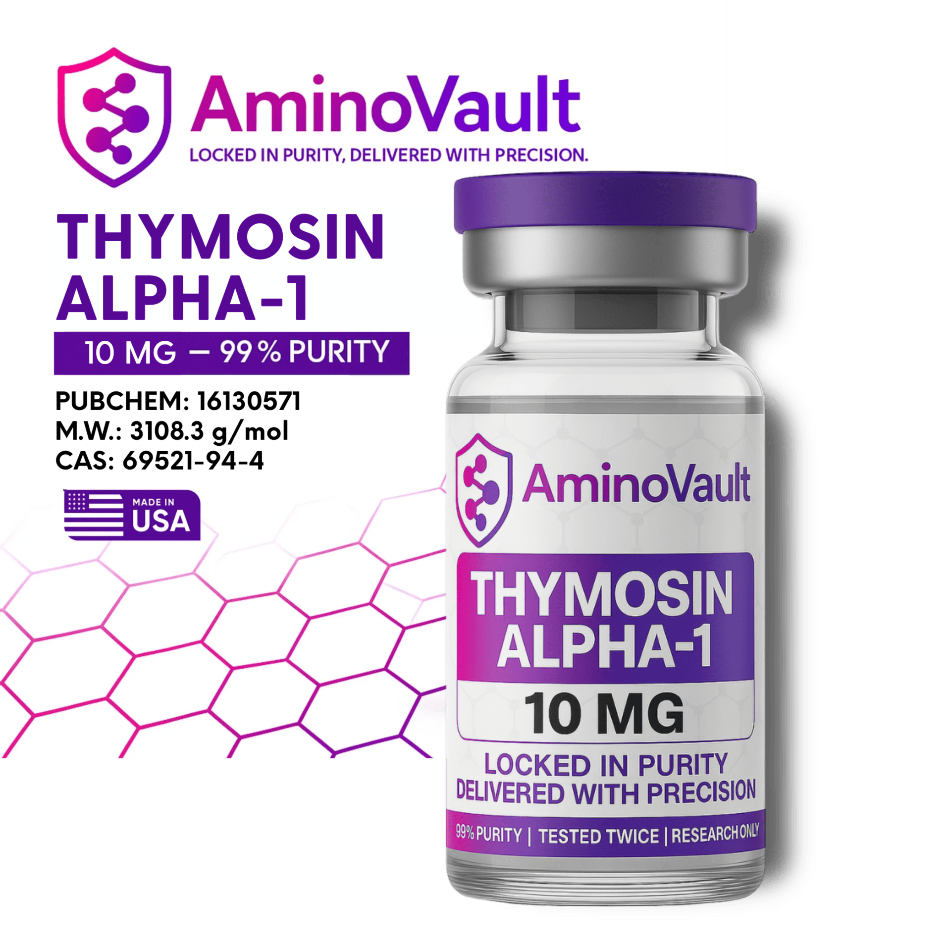 Thymosin Aplha-1 Research Peptides at AminoVault