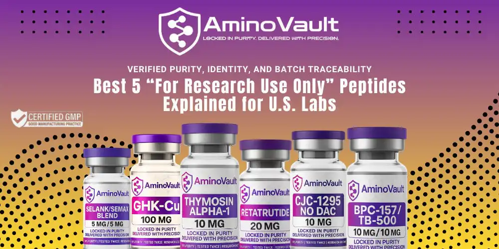 Best 5 “For Research Use Only” Peptides Explained for U.S. Labs