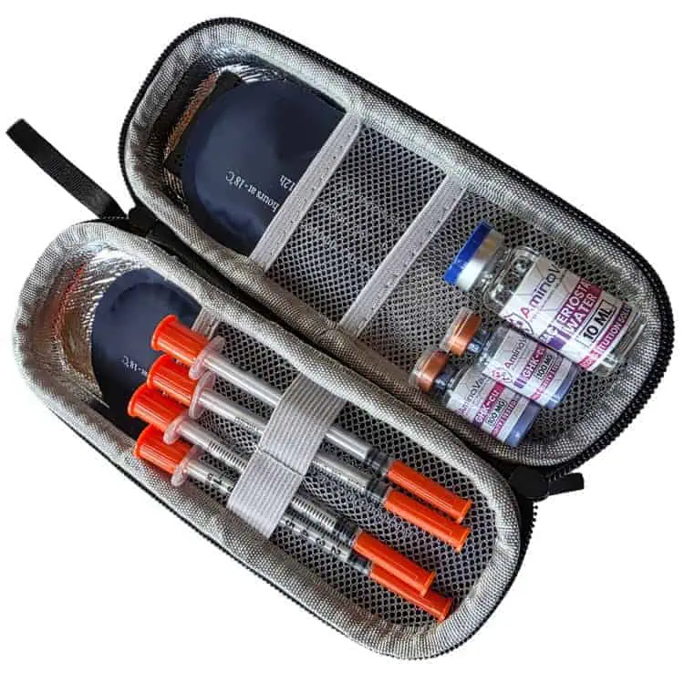 AminoVault Peptide Cooler Travel Case