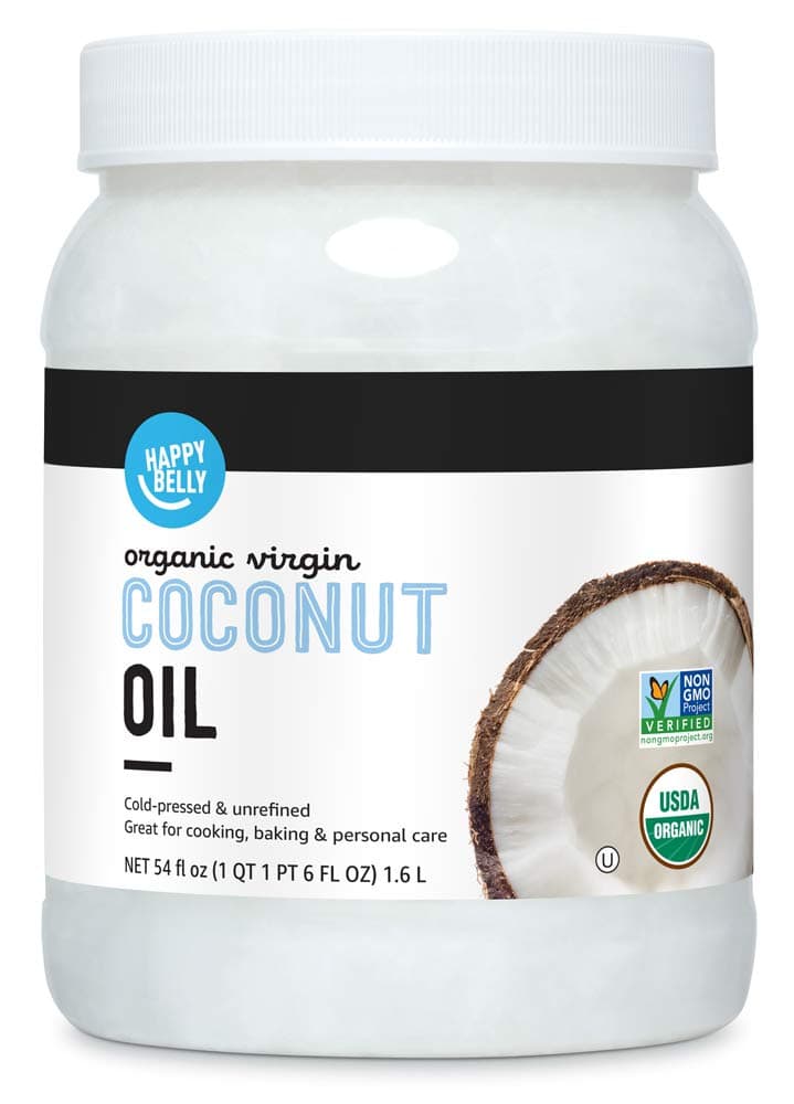Happy Belly Unrefined Coconut oil - Cold Pressed