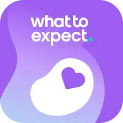 What to Expect app logo – a pregnancy support app with forums and stage-based guidance