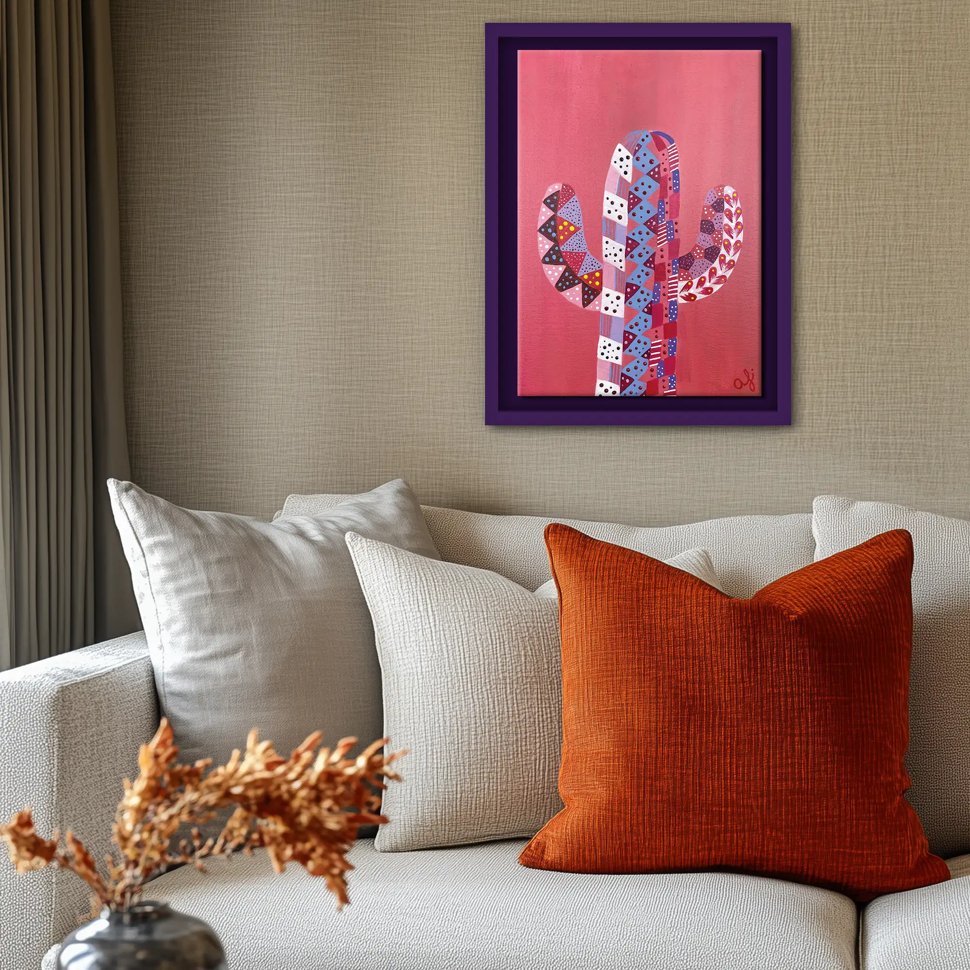 Pink Cactus - Image 2