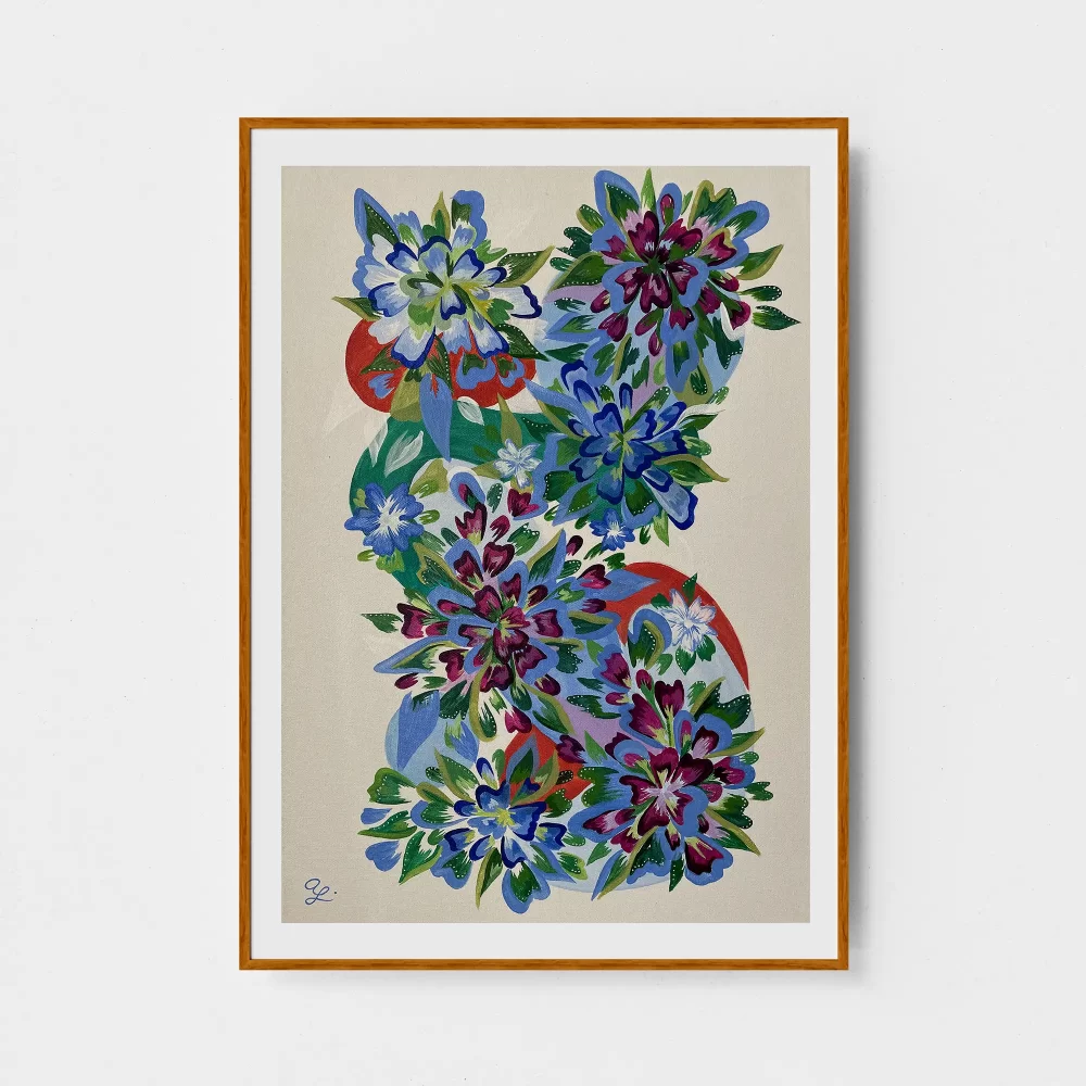 Floral Art Print Mexican Art