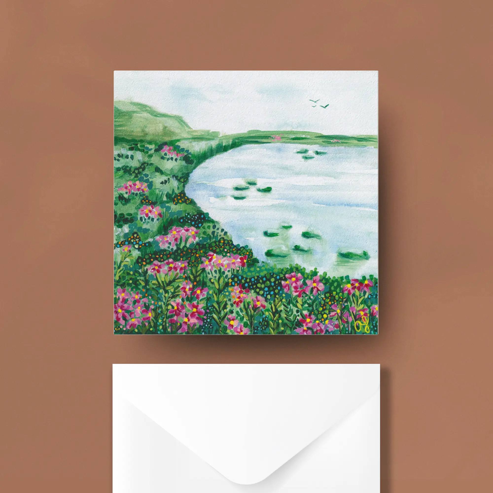 Lily Bay Greeting Card