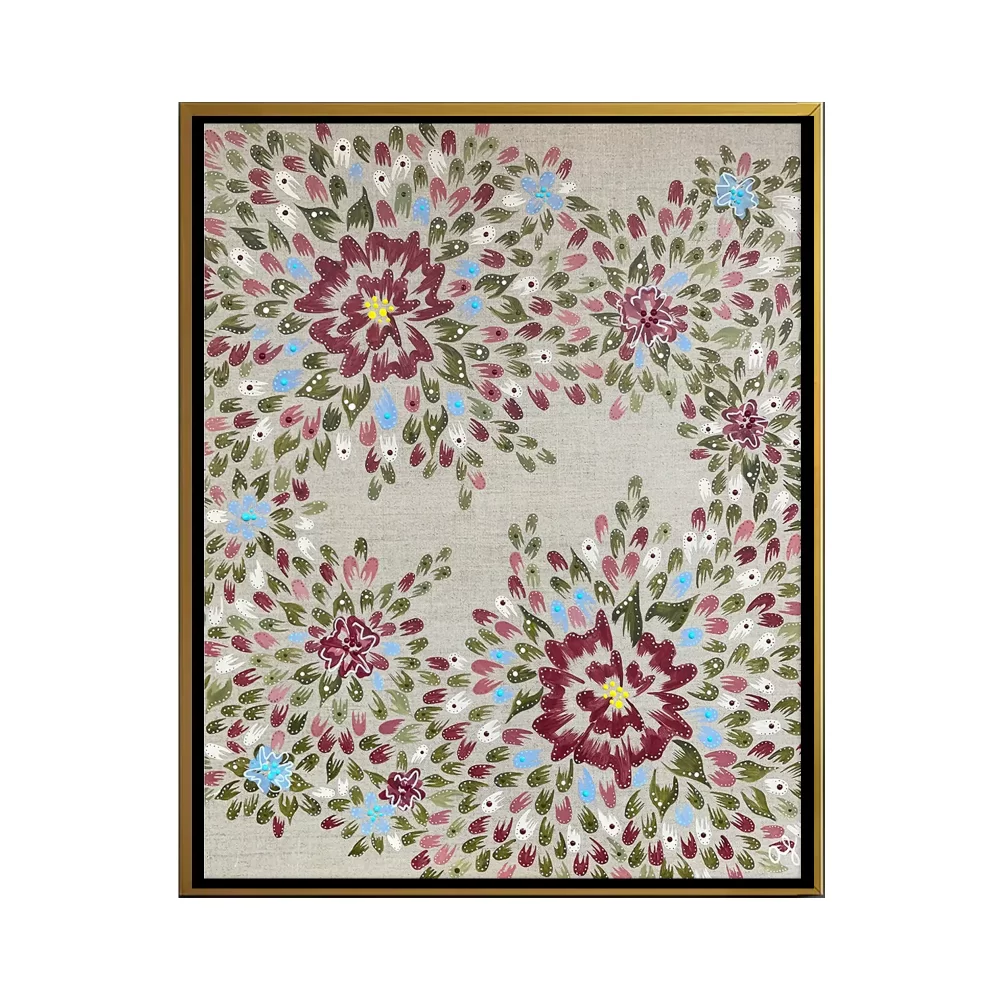Eloísa – Floral Abstract Painting on Linen