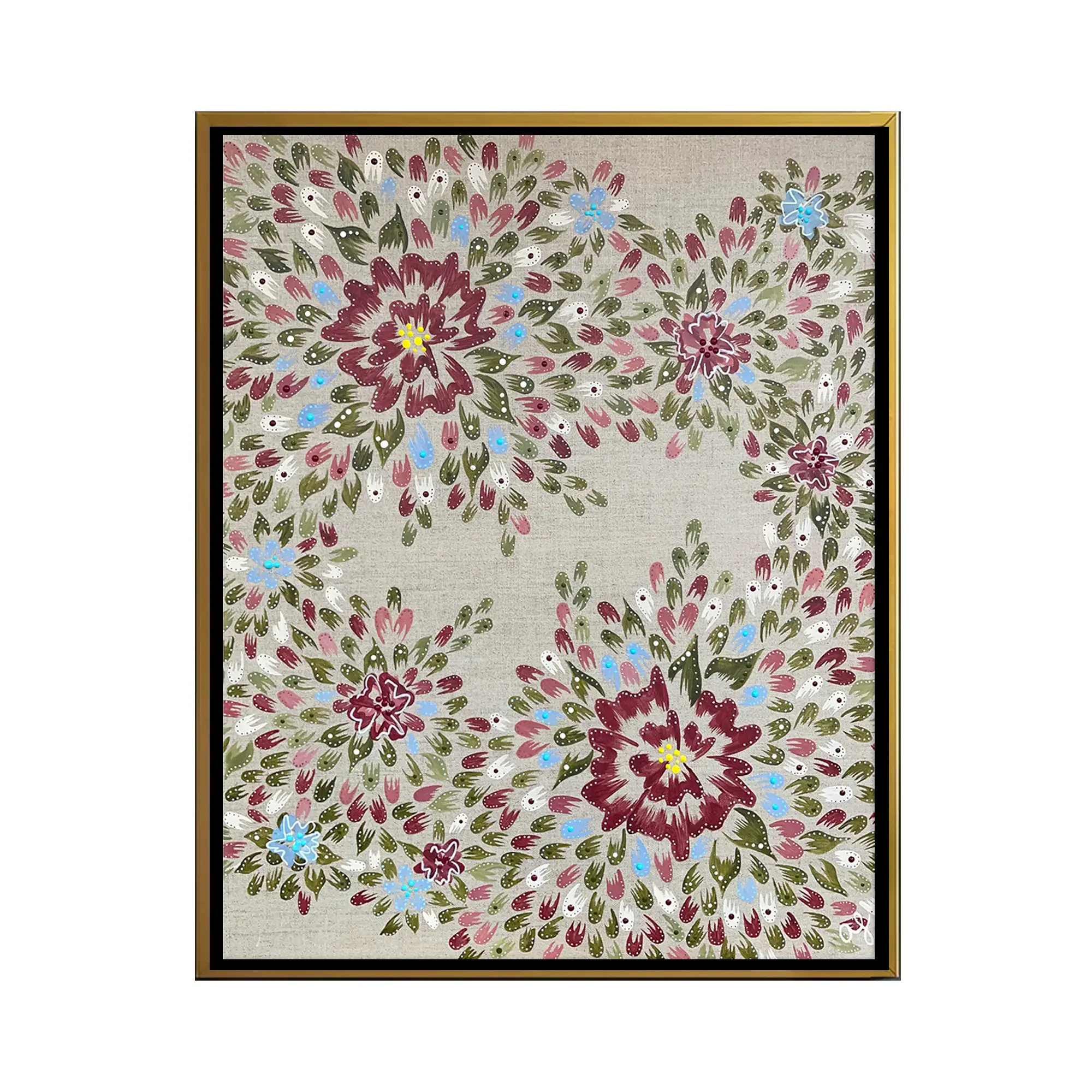 Eloísa – Floral Abstract Painting on Linen
