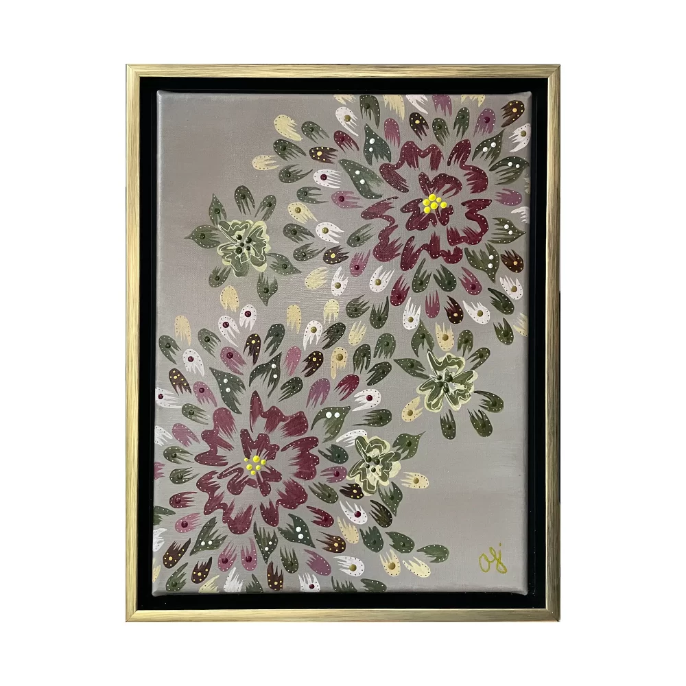 Mini  Floral Dance I Abstract Painting