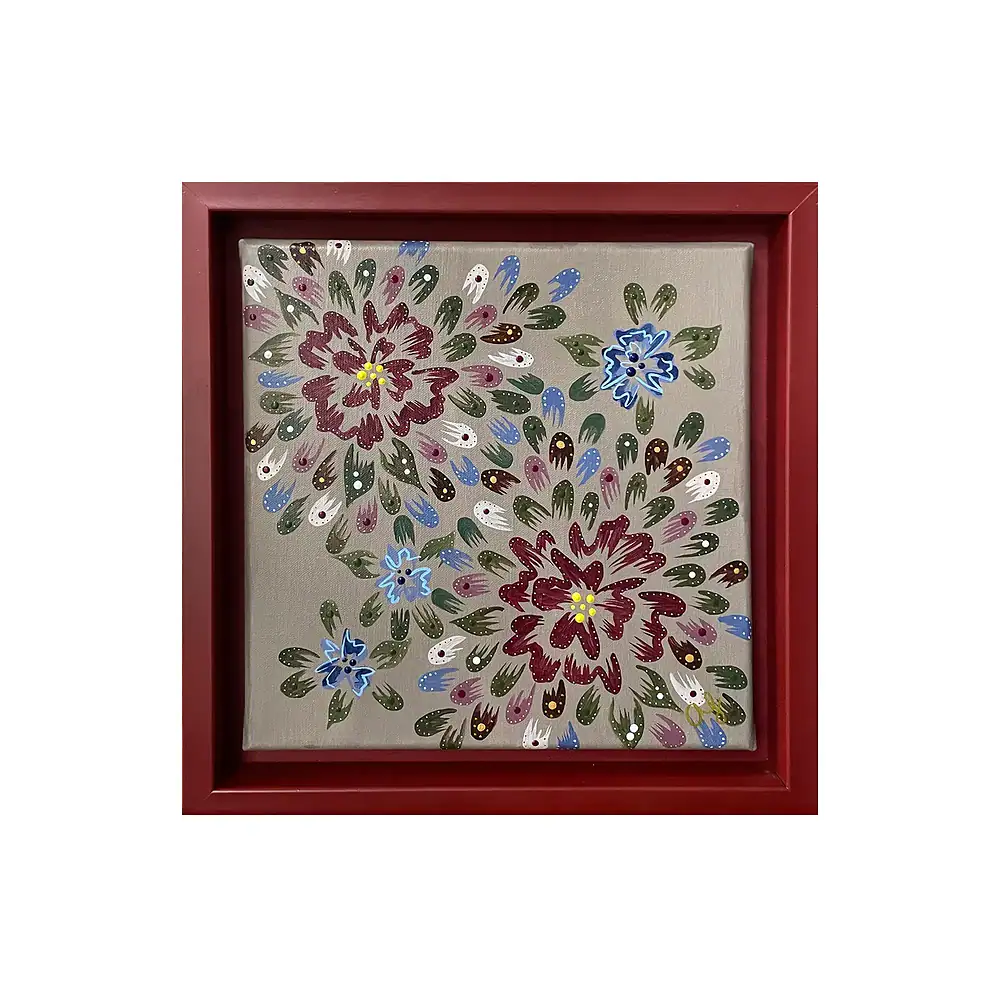 Mini  Floral Dance II Abstract Painting