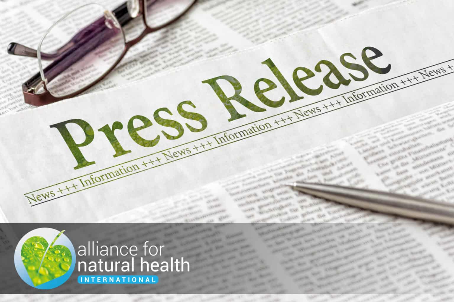 ANH PRESS RELEASE: Will supplements be classified as medicines in Europe? 669c1d89c61a1.jpeg