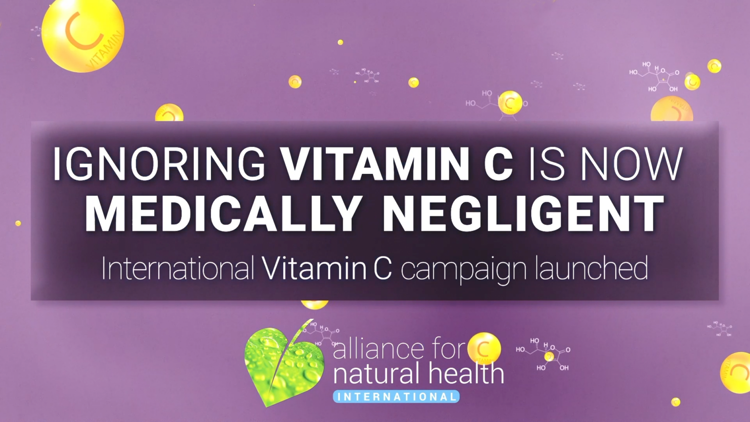 Ignoring vitamin C is now medically negligent | International vitamin C campaign launched 69723195b8bf0.png