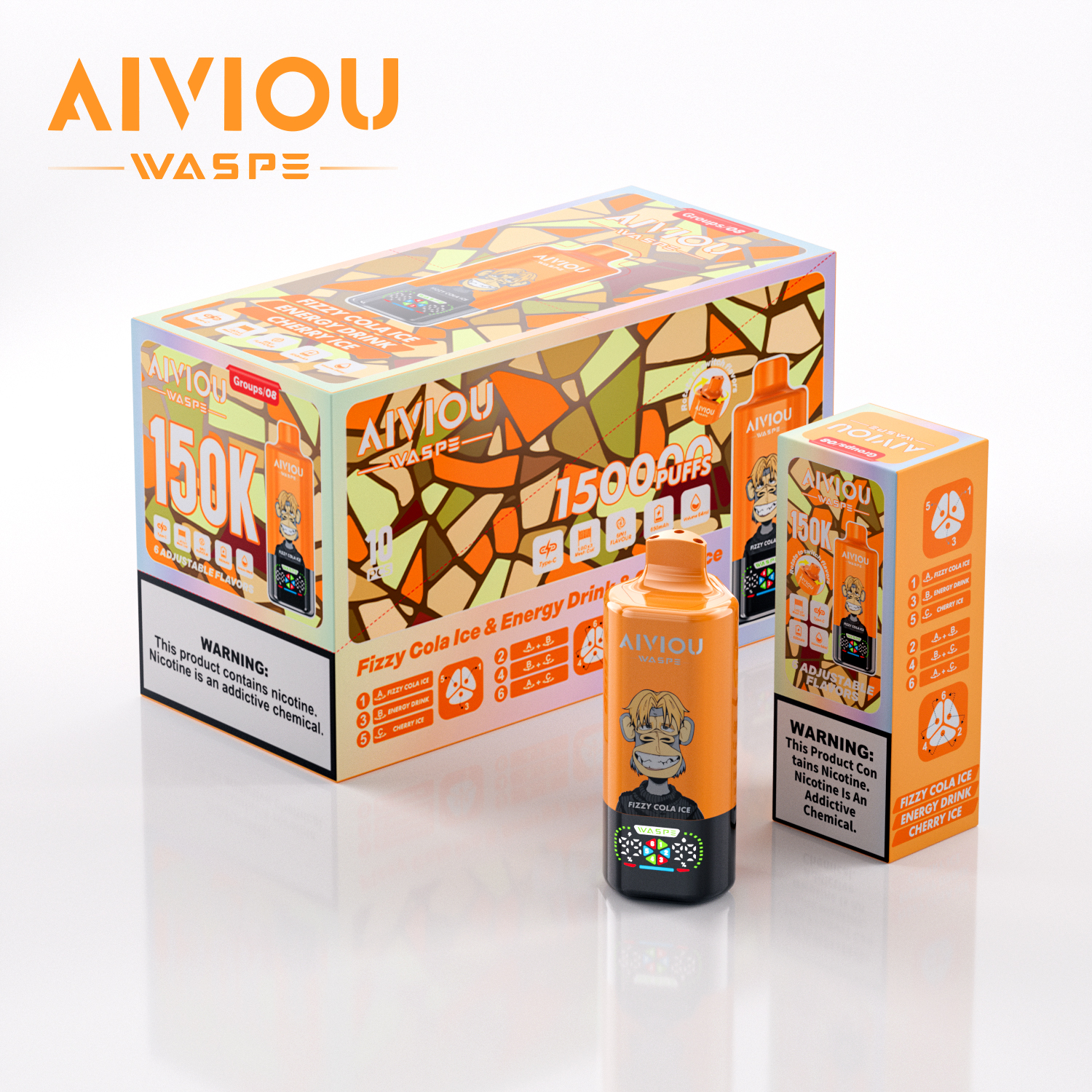 WASPE 6-in-1 150000 Puffs Einweg-Vape – Image 4