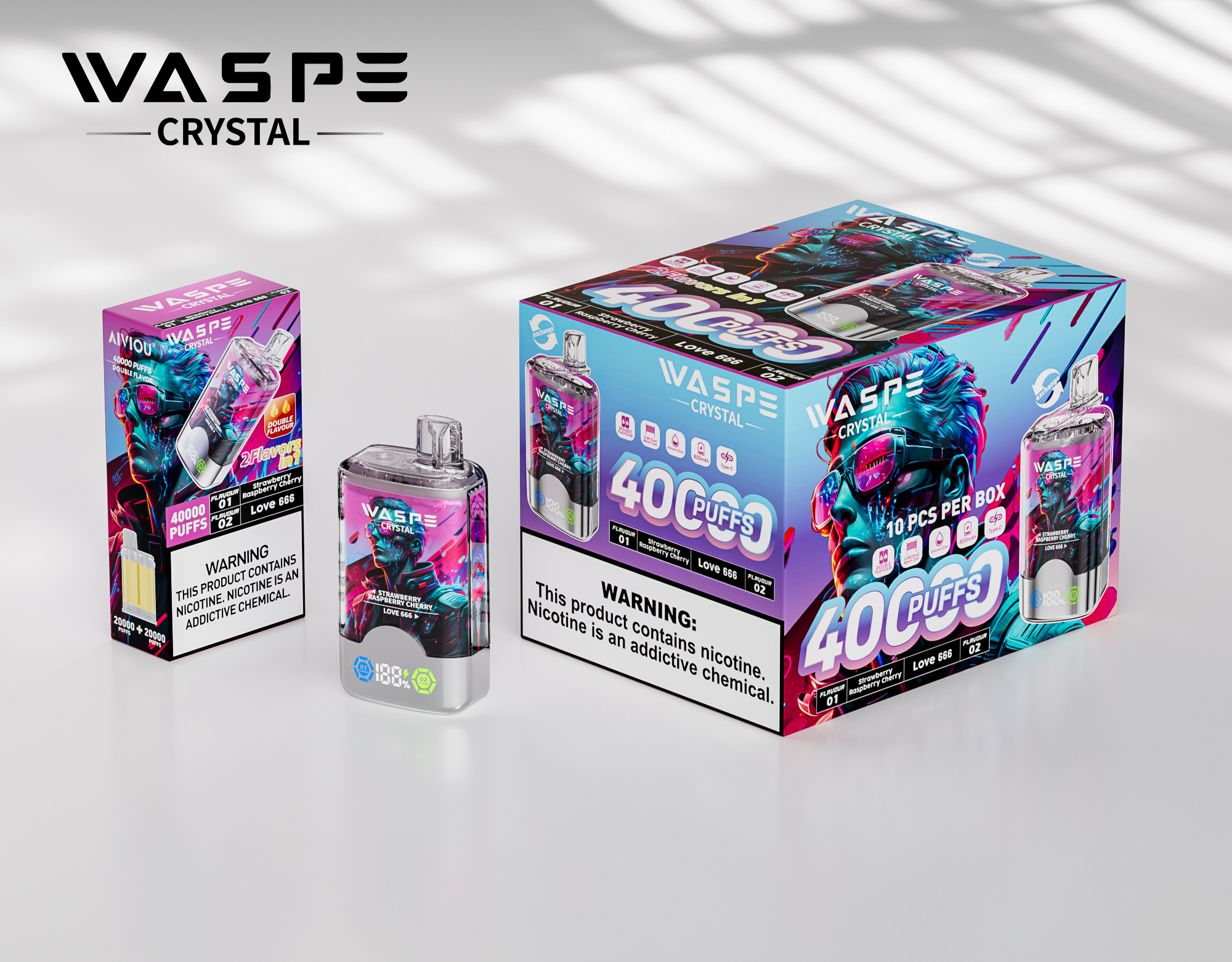 Waspe Crystal 40000 Puffs Einweg-Vape – Image 6