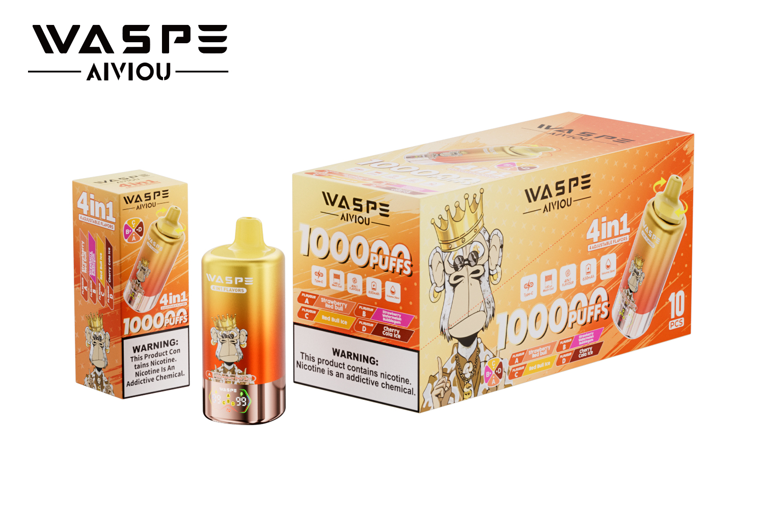 WASPE 4-in-1 100000 Puffs Einweg-Vape – Image 9