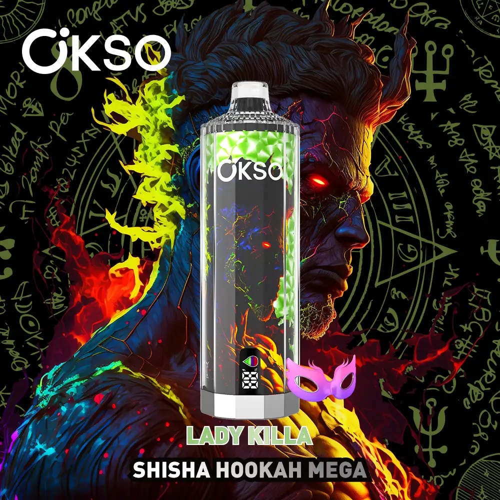 OKSO Shisha Hookah Mega 50000 Züge Einweg-Vape - immagine 7
