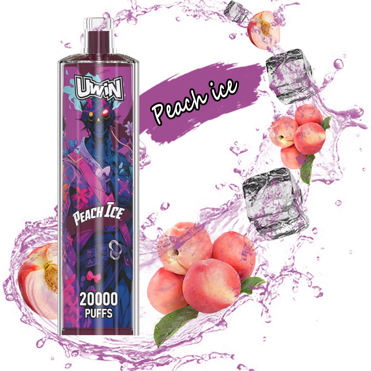 Uwin Shisha Hookah Crystal 20000 Züge Einweg-Vape - Bild 9