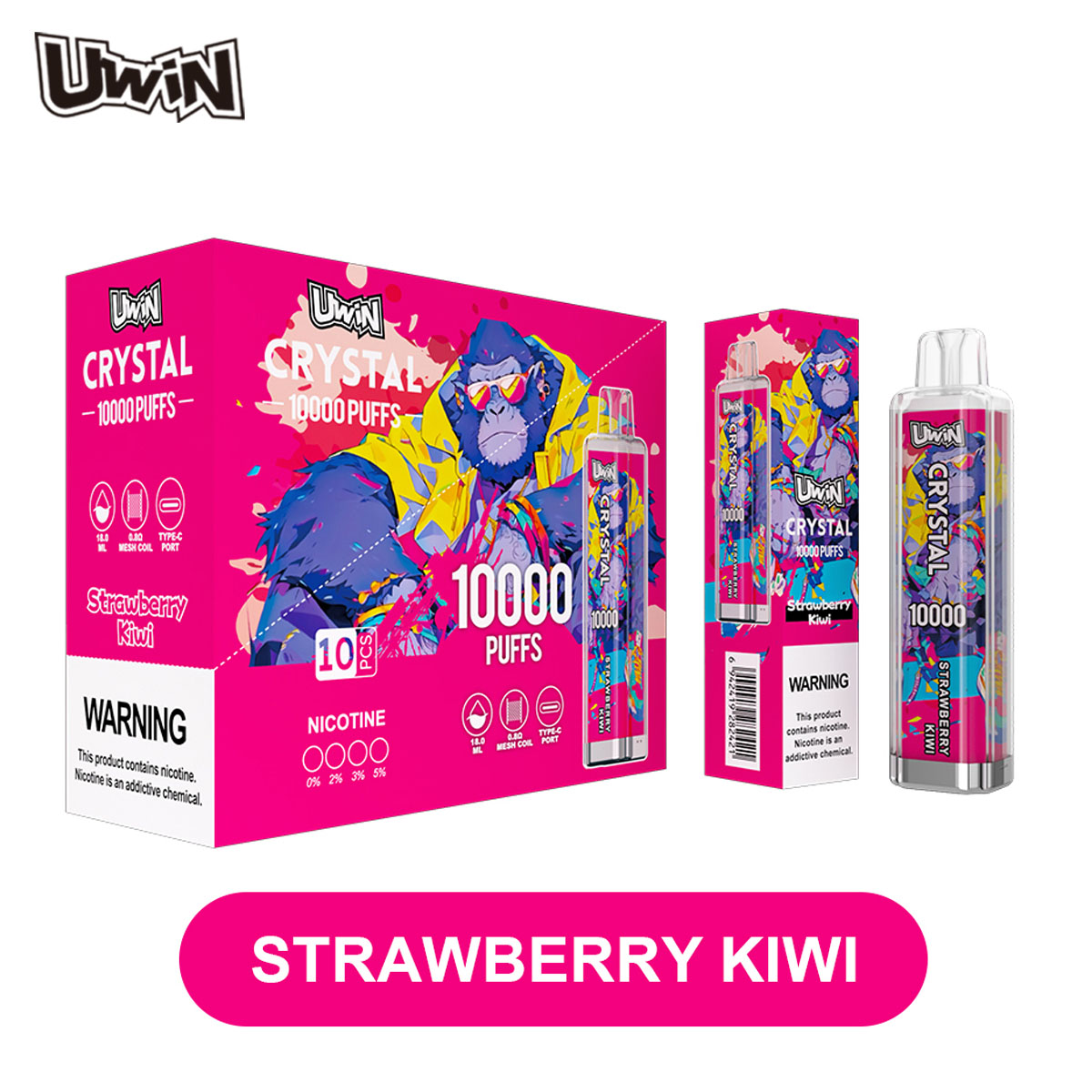 Uwin Crystal 10000 Züge Einweg-Vape - Bild 11