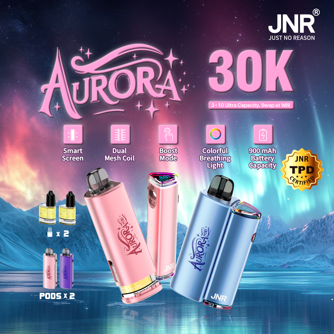 JNR Aurora 27000 Züge Einweg-Vape - immagine 2