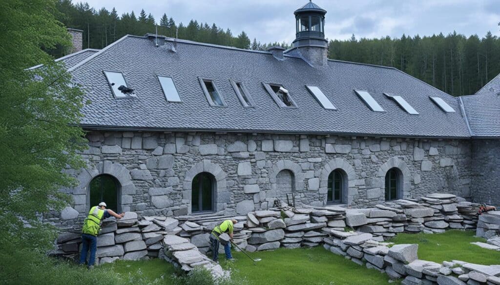 kivirakennusten restaurointi