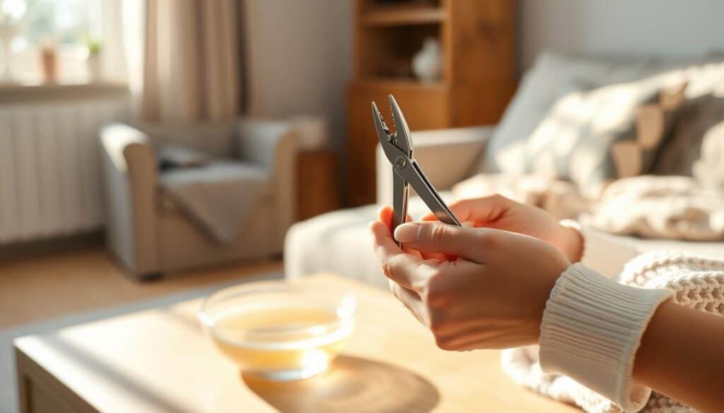 kynsien leikkaaminen kynsien leikkaaminen