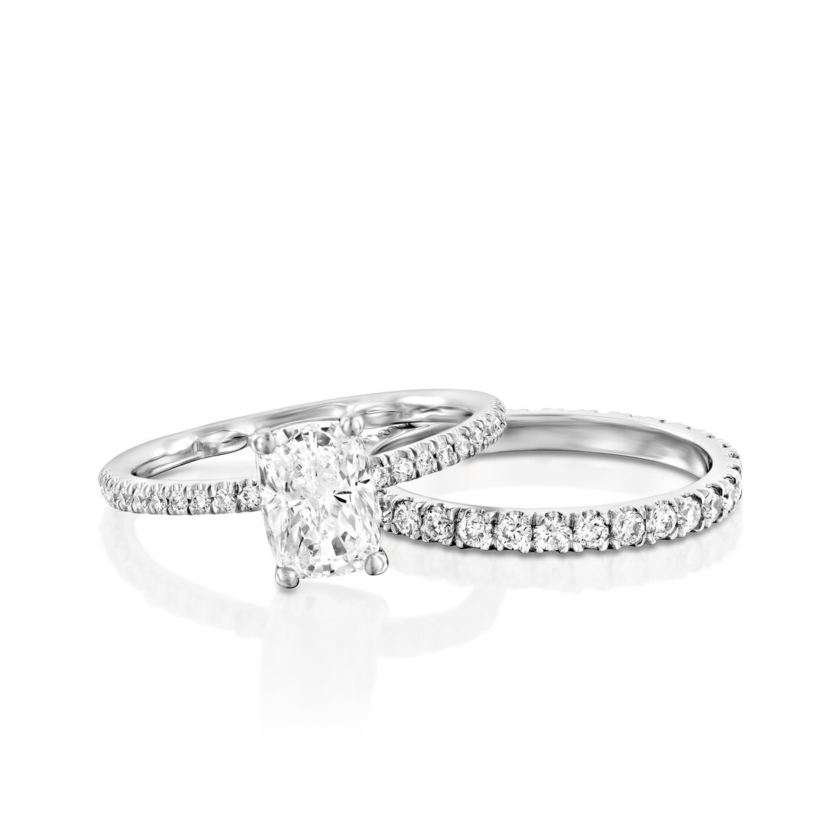 טבעת סוליטר קושן