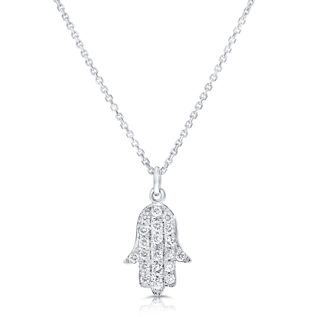 תליון חמסה משובץ יהלומים