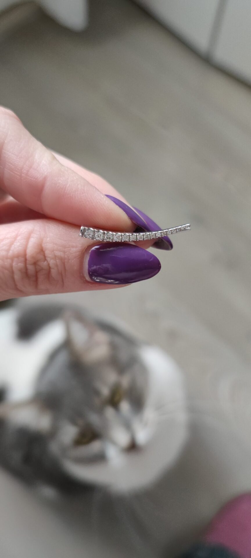 ⁦עגיל יהלומים מטפס⁩ – תמונה ⁦4⁩