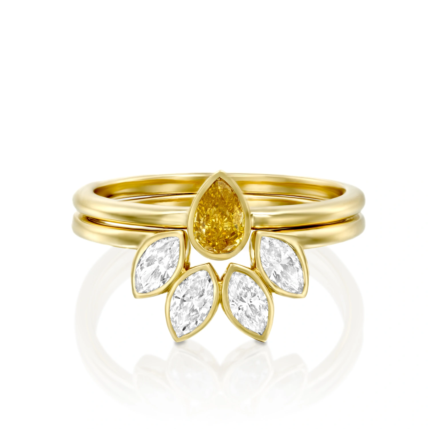 ⁦YELLOW PEAR DIAMOND⁩ – תמונה ⁦3⁩