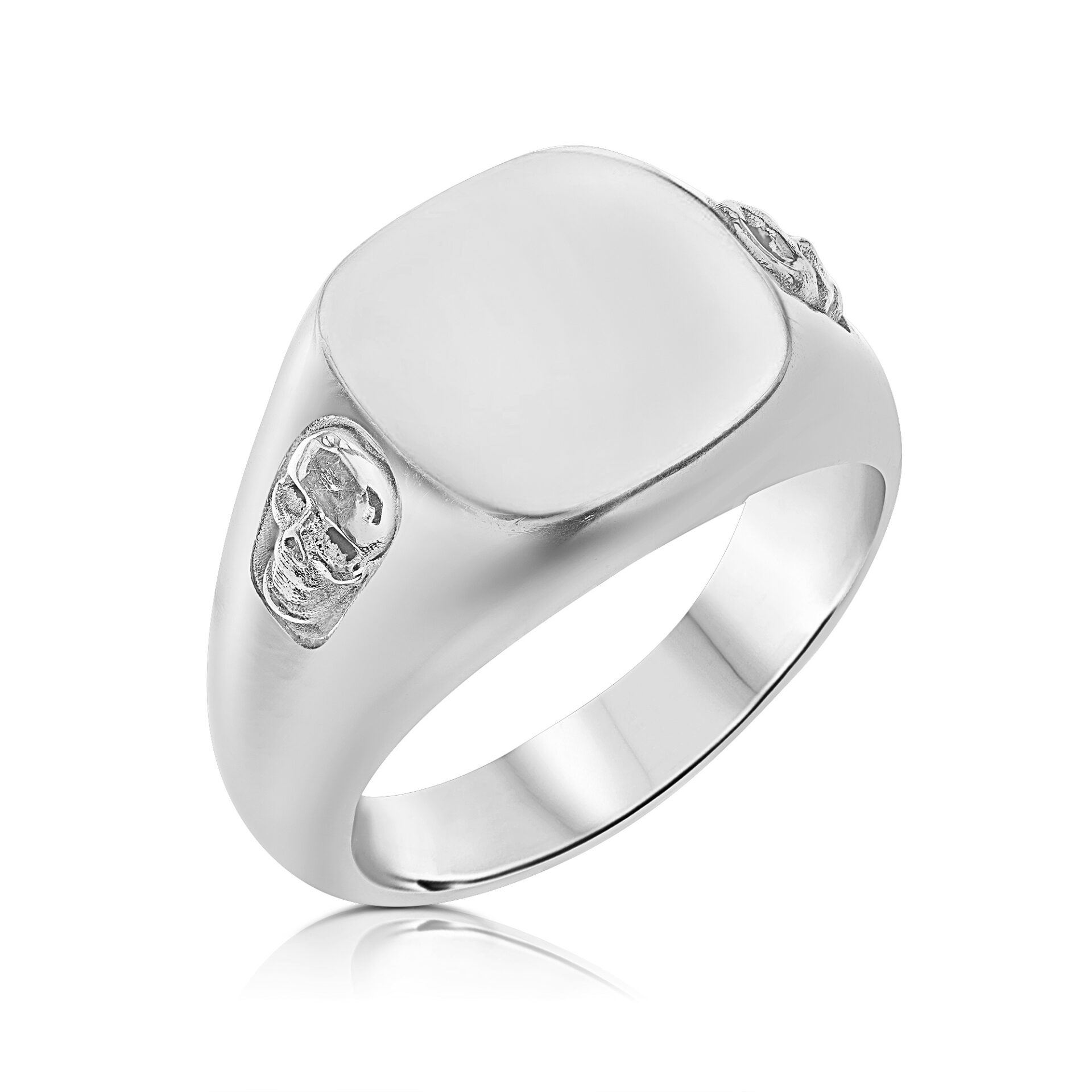 ⁦טבעת חותם גולגולת⁩ – תמונה ⁦2⁩